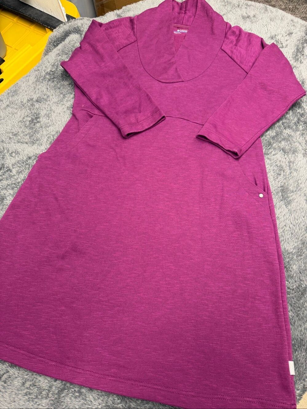 Columbia Sportswear Magenta Tunic Dress with side pockets- Size Women’s Large